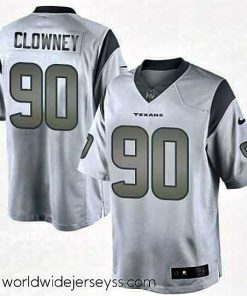 Finely crafted Nike Houston Texans 90 Jadeveon Clowney Limited White Platinum NFL Jersey