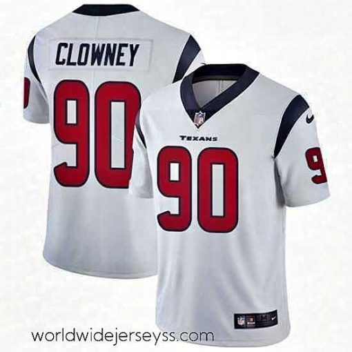 Superbly made Nike Houston Texans 90 Jadeveon Clowney Limited White Vapor Untouchable NFL Jersey