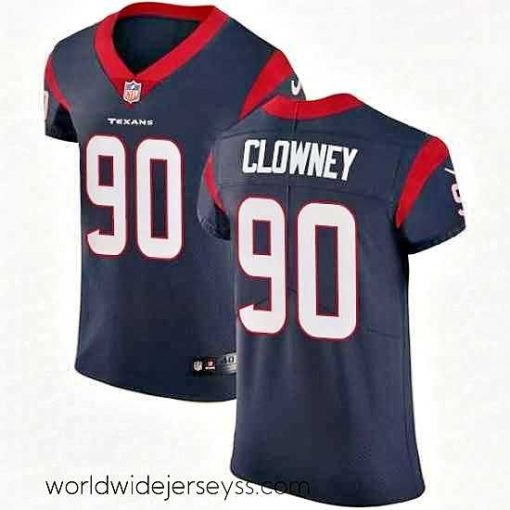 Exquisitely designed Nike Houston Texans 90 Jadeveon Clowney Navy Blue Team Color Vapor Untouchable Elite Player NFL Jersey