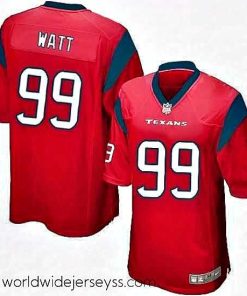 Exceptionally fashioned Nike Houston Texans 99 JJ Watt Game Red Alternate NFL Jersey