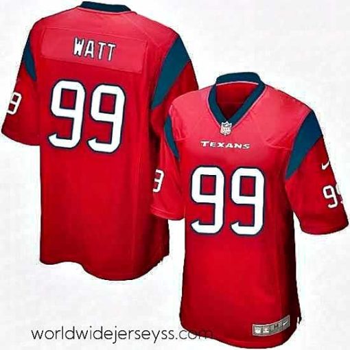 Exceptionally fashioned Nike Houston Texans 99 JJ Watt Game Red Alternate NFL Jersey