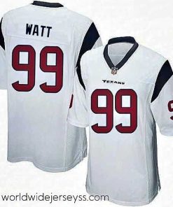 Superbly made Nike Houston Texans 99 JJ Watt Game White NFL Jersey