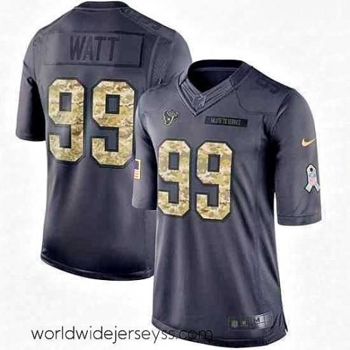 Marvelously styled Nike Houston Texans 99 JJ Watt Limited Black 2016 Salute to Service NFL Jersey