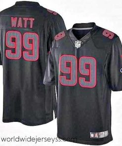 Finely crafted Nike Houston Texans 99 JJ Watt Limited Black Impact NFL Jersey