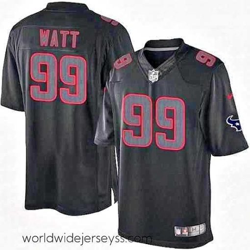 Finely crafted Nike Houston Texans 99 JJ Watt Limited Black Impact NFL Jersey