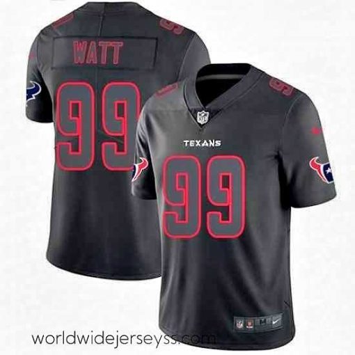 Finely crafted Nike Houston Texans 99 JJ Watt Limited Black Rush Impact NFL Jersey