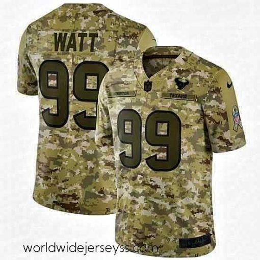 Exquisitely designed Nike Houston Texans 99 JJ Watt Limited Camo 2018 Salute to Service NFL Jersey