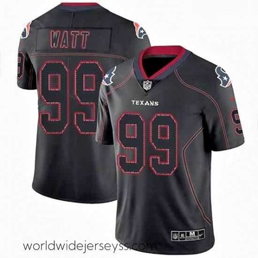 Marvelously styled Nike Houston Texans 99 JJ Watt Limited Lights Out Black Rush NFL Jersey