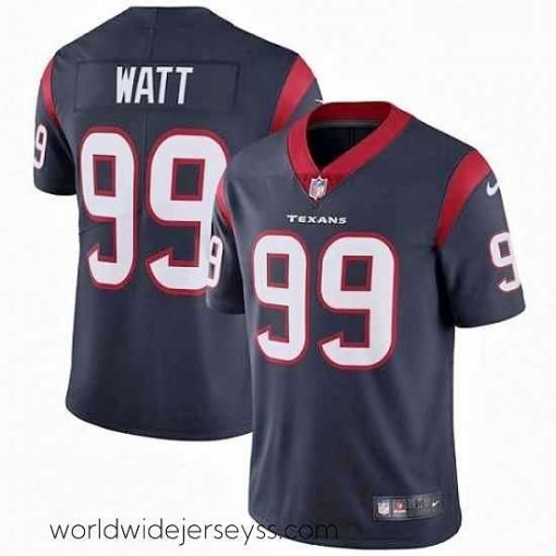 Superbly made Nike Houston Texans 99 JJ Watt Limited Navy Blue Team Color Vapor Untouchable NFL Jersey
