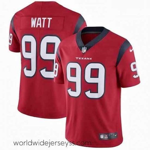 Exquisitely designed Nike Houston Texans 99 JJ Watt Limited Red Alternate Vapor Untouchable NFL Jersey