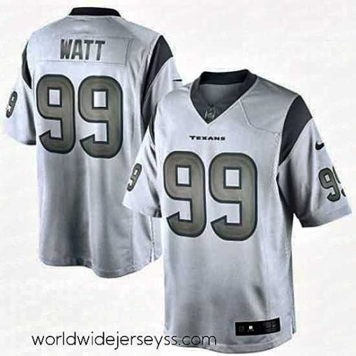 Exquisitely designed Nike Houston Texans 99 JJ Watt Limited White Platinum NFL Jersey