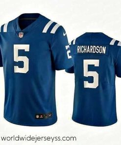Exceptionally fashioned Nike Indianapolis Colts #5 Anthony Richardson Blue Vapor Untouchable Limited Stitched NFL Jersey