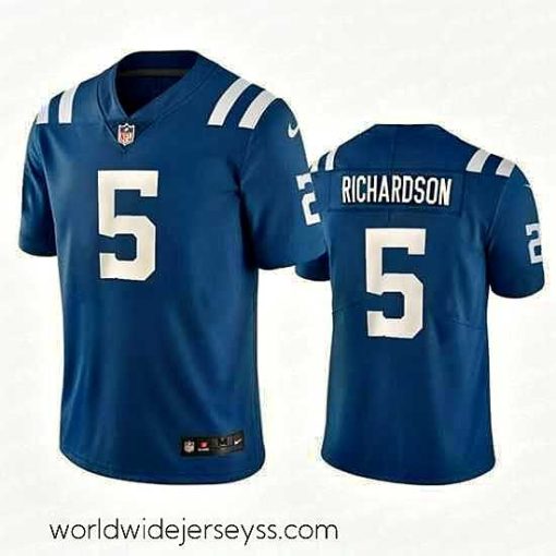 Exceptionally fashioned Nike Indianapolis Colts #5 Anthony Richardson Blue Vapor Untouchable Limited Stitched NFL Jersey