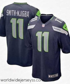 Finely crafted Nike Seattle Seahawks #11 Jaxon Smith Njigba Navy 2023 NFL Draft Vapor Limited Jersey