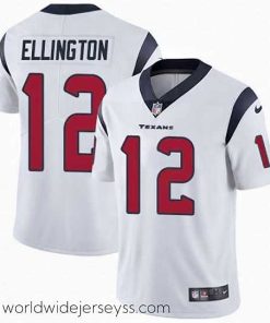 Marvelously styled Nike Texans #12 Bruce Ellington White Stitched NFL Vapor Untouchable Limited Jersey