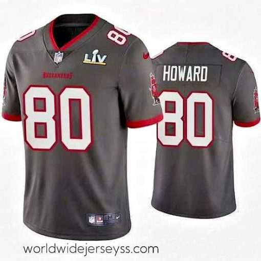 Exceptionally fashioned O.J. Howard Buccaneers Pewter Super Bowl Lv Vapor Limited Jersey