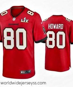 Exceptionally fashioned O.J. Howard Buccaneers Red Super Bowl Lv Game Jersey