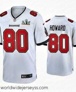 Exceptionally fashioned O.J. Howard Buccaneers White Super Bowl Lv Game Jersey
