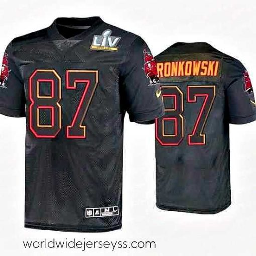 Exquisitely designed Rob Gronkowski Tampa Bay Buccaneers Black Super Bowl Lv Jersey