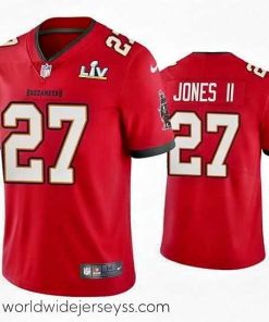 Superbly made Ronald Jones Ii Buccaneers Red Super Bowl Lv Vapor Limited Jersey