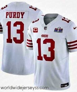 Exceptionally fashioned San Francisco 49ers 13 Brock Purdy White 2023 F.U.S.E  With  Vapor Untouchable Limited Stitched Football 2024 Super Bowl LVIII Jersey