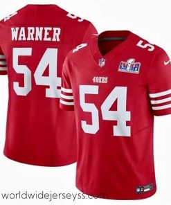 Finely crafted San Francisco 49ers 54 Fred Warner Red 2023 F.U.S.E  Vapor Untouchable Limited Stitched Football 2024 Super Bowl LVIII Jersey