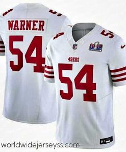 Exquisitely designed San Francisco 49ers 54 Fred Warner White 2023 F.U.S.E  Vapor Untouchable Limited Stitched Football 2024 Super Bowl LVIII Jersey