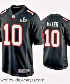Superbly made Scotty Miller Buccaneers Black Super Bowl Lv Game Fashion Jersey