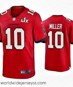 Exquisitely designed Scotty Miller Buccaneers Red Super Bowl Lv Game Jersey