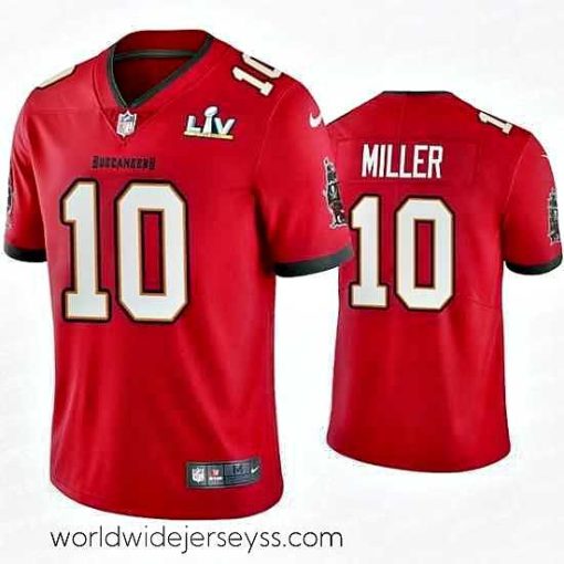 Finely crafted Scotty Miller Buccaneers Red Super Bowl Lv Vapor Limited Jersey