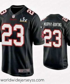 Exquisitely designed Sean Murphy Bunting Buccaneers Black Super Bowl Lv Game Fashion Jersey