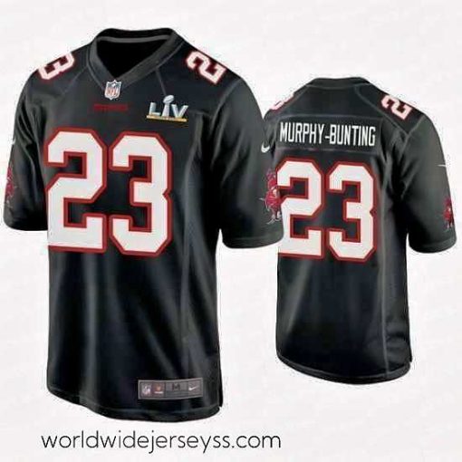 Exquisitely designed Sean Murphy Bunting Buccaneers Black Super Bowl Lv Game Fashion Jersey