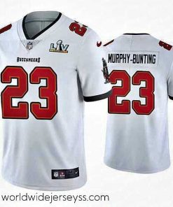 Finely crafted Sean Murphy Bunting Buccaneers White Super Bowl Lv Vapor Limited Jersey