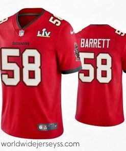Marvelously styled Shaquil Barrett Buccaneers Red Super Bowl Lv Vapor Limited Jersey