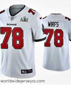 Marvelously styled Tristan Wirfs Buccaneers White Super Bowl Lv Vapor Limited Jersey