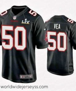 Marvelously styled Vita Vea Buccaneers Black Super Bowl Lv Game Fashion Jersey