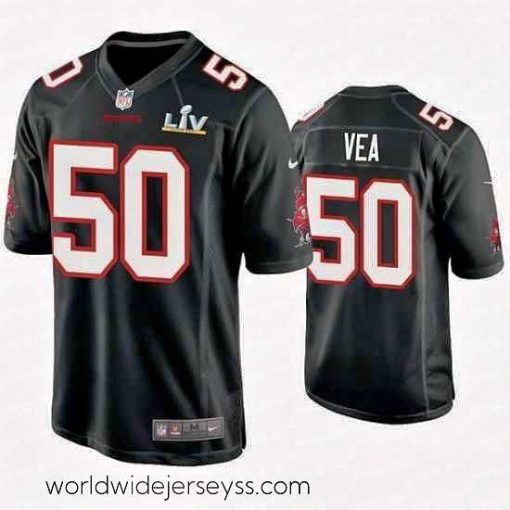 Marvelously styled Vita Vea Buccaneers Black Super Bowl Lv Game Fashion Jersey