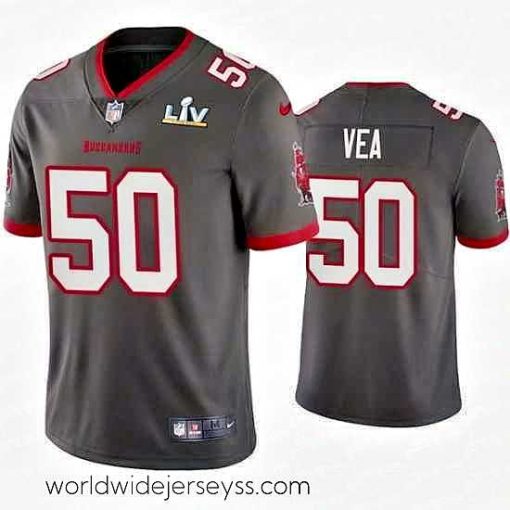 Marvelously styled Vita Vea Buccaneers Pewter Super Bowl Lv Vapor Limited Jersey