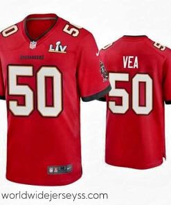 Exceptionally fashioned Vita Vea Buccaneers Red Super Bowl Lv Game Jersey