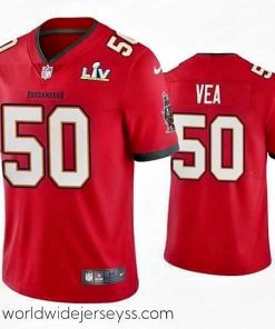 Marvelously styled Vita Vea Buccaneers Red Super Bowl Lv Vapor Limited Jersey