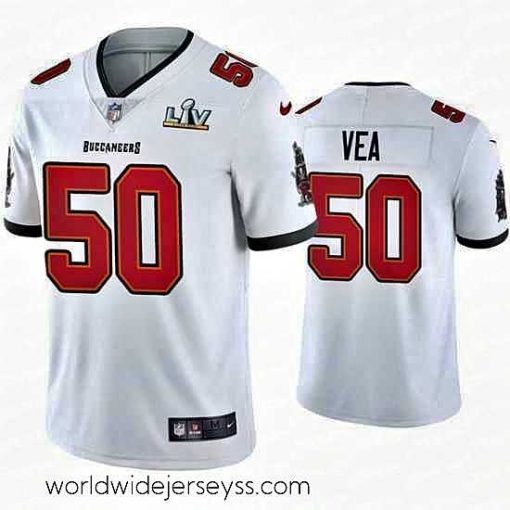 Superbly made Vita Vea Buccaneers White Super Bowl Lv Vapor Limited Jersey