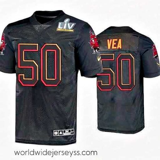 Finely crafted Vita Vea Tampa Bay Buccaneers Black Super Bowl Lv Jersey