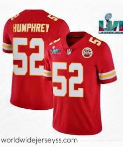 Superbly made Toddler Kansas City Chiefs 52 Creed Humphrey Red Super Bowl LVII Patch Vapor Untouchable Limited Stitched Jersey
