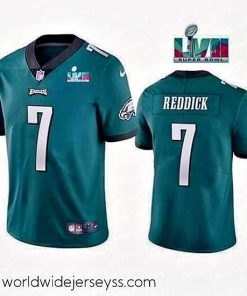 Finely crafted Toddler Philadelphia Eagles 7 Haason Reddick Green Super Bowl LVII Patch Vapor Untouchable Limited Stitched Jersey