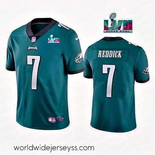 Finely crafted Toddler Philadelphia Eagles 7 Haason Reddick Green Super Bowl LVII Patch Vapor Untouchable Limited Stitched Jersey
