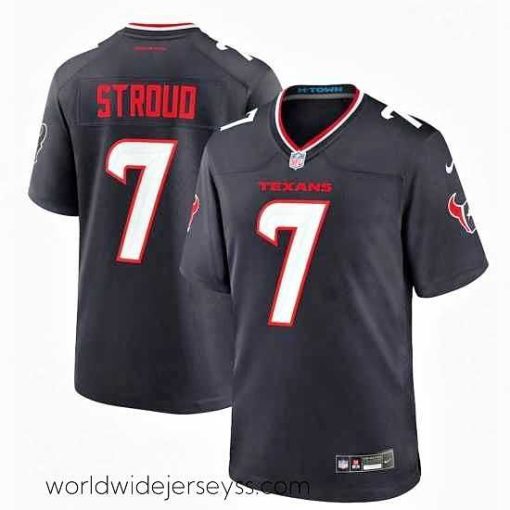 Superbly made Men's Houston Texans #7 C.J. Stroud Black Fashion With Patch Vapor Untouchable Limited Stitched Nike Football Jersey