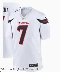 Finely crafted Men's Houston Texans #7 C.J. Stroud White Fashion Vapor Untouchable Limited Stitched Nike Football Jersey
