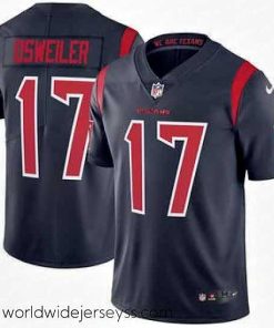 Marvelously styled Mens Houston Texans Brock Osweiler Nike Navy Color Rush Limited Jersey