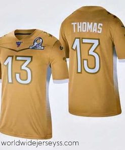Marvelously styled Men's New Orleans Saints #13 Michael Thomas 2020 NFC Pro Bowl Game Jersey
