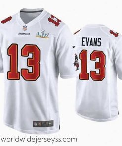 Superbly made Mike Evans Buccaneers White Super Bowl Lv Game Fashion Jersey